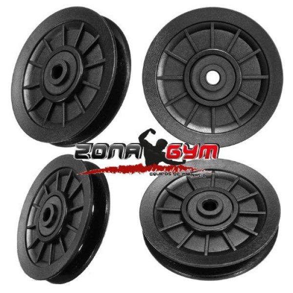 RUEDA DE POLEA CON RODAMIENTO UNIVERSAL